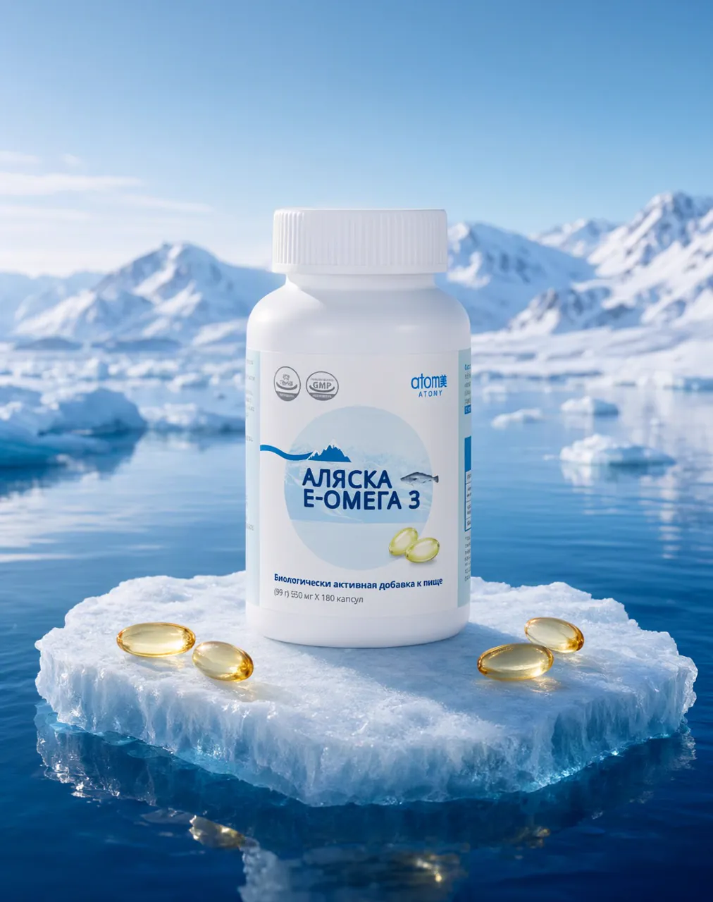Alaska E-Omega 3, omega-3 with EPA and DHA from Alaska pollock, photo 3