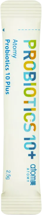 Probiotics 10+, a probiotic in stick packs with 12 types of lactic acid bacteria