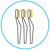 Toothbrush with 99.9% gold powder bristles, photo 6