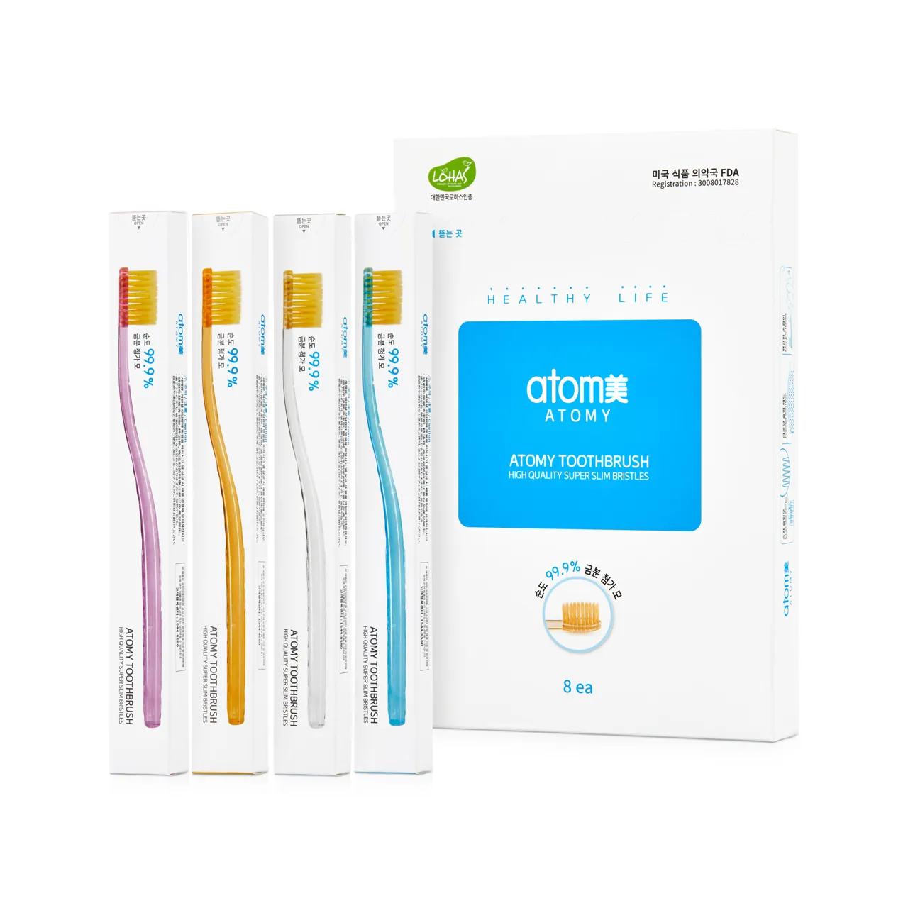 Toothbrush with 99.9% gold powder bristles, photo 7